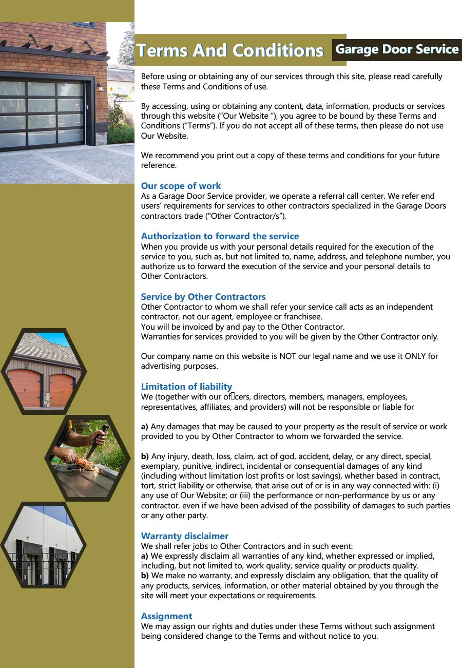 Security Garage Door Repairs Vienna, VA 571-357-3978